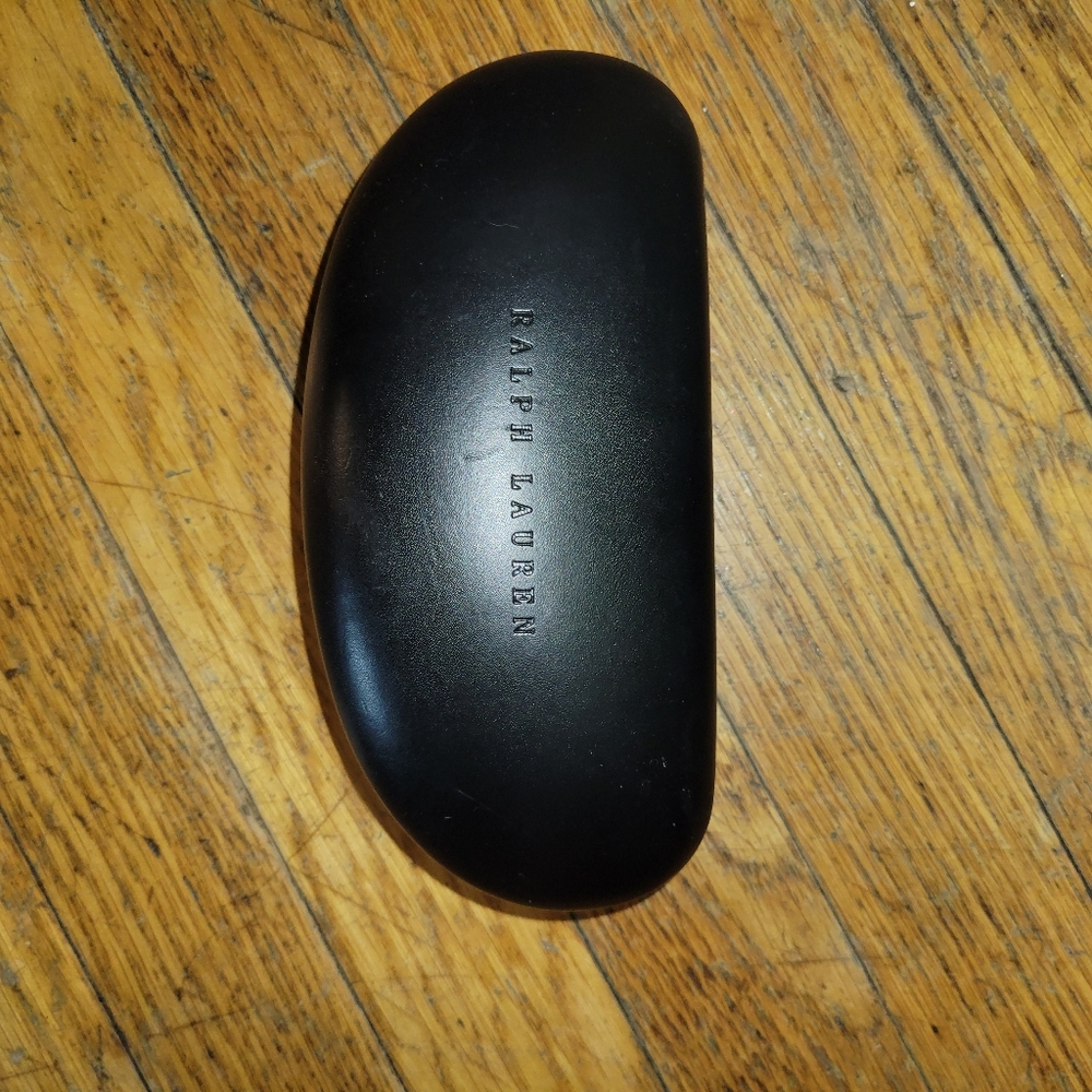 Leather Ralph Lauren sunglasses case